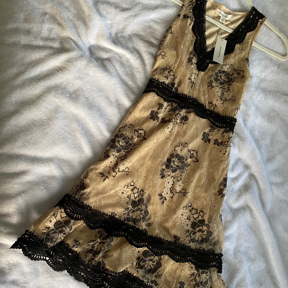 Goth garden lace dress